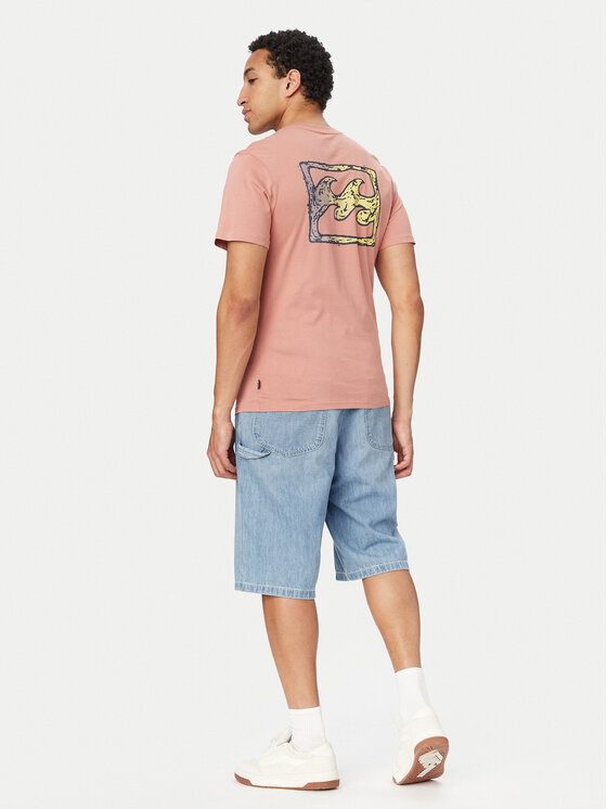 Billabong Billabong Camiseta Crayon Wave EBYZT00525 Rosa claro Regular Fit