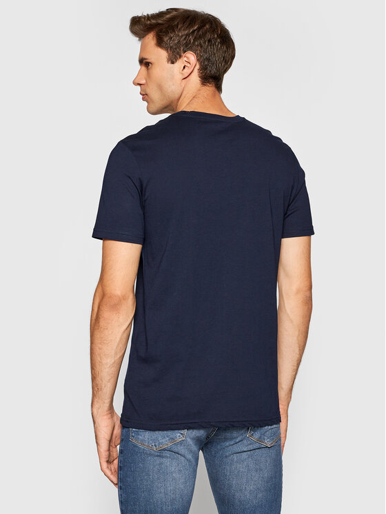 United Colors Of Benetton United Colors Of Benetton Póló 3U53J1F15 Sötétkék Regular Fit
