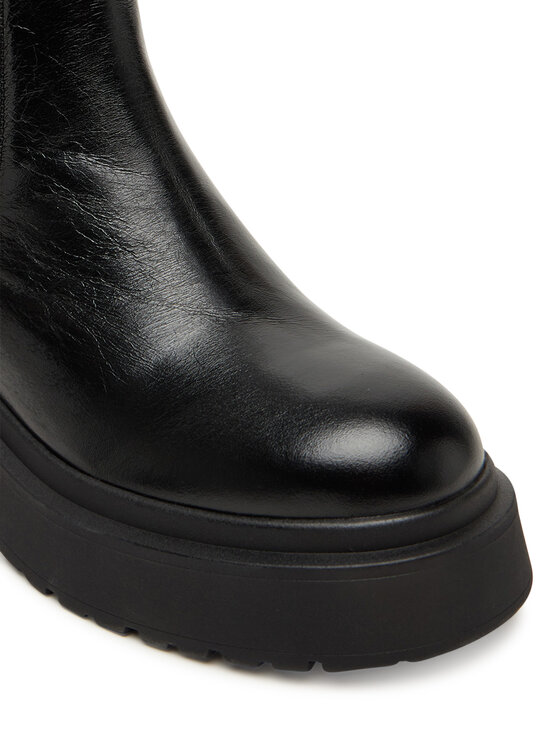 Tommy Jeans Ghete Jodhpur Tommy Jeans Tjw Chunky Shiny EN0EN02888 Negru
