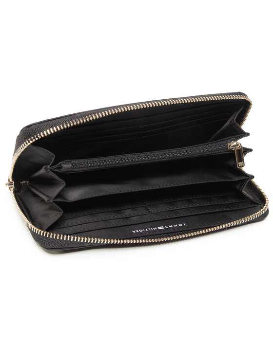 Tommy Hilfiger Novčanik Tommy Hilfiger Poppy Lgr Za AW0AW088980 Crna