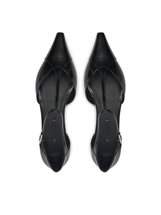 Max Mara Īsi apavi Max Mara Fsilkway 2514521271600 Melns