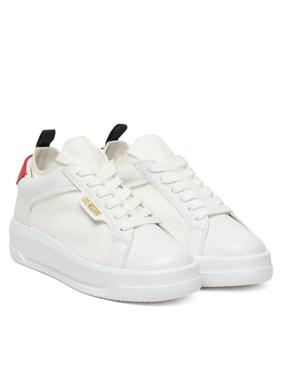 LOVE MOSCHINO Снікерcи LOVE MOSCHINO JA15055G1OIZ010B Білий