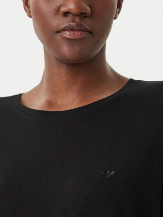 Emporio Armani Emporio Armani Camiseta EW003407 AF20240 UC001 Negro Regular Fit