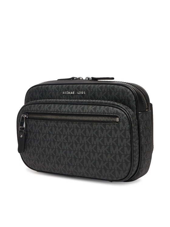 MICHAEL Michael Kors Torbica oko struka﻿ MICHAEL Michael Kors Hudson 33H0LHDY1B Crna