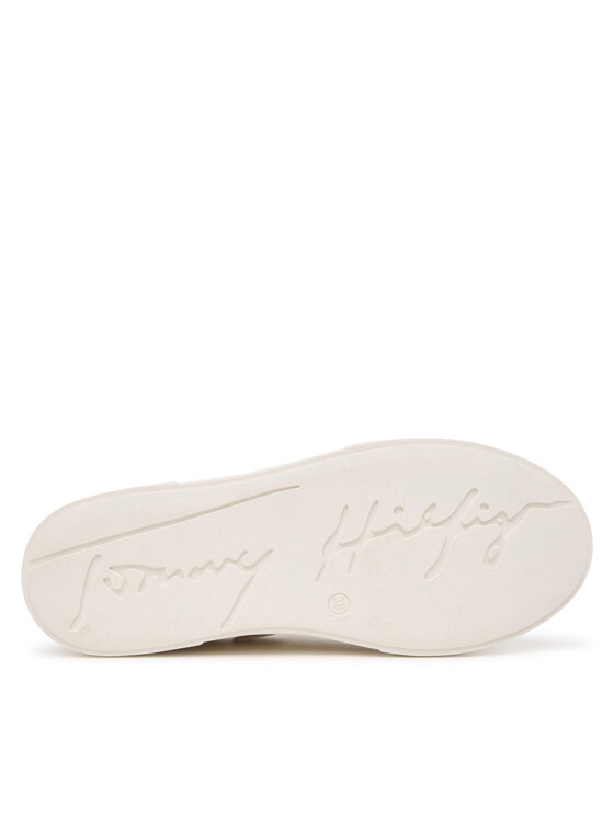 Tommy Hilfiger Sneakers Tommy Hilfiger Low Cut Lace-Up T3A9-34248-1355 D Bianco