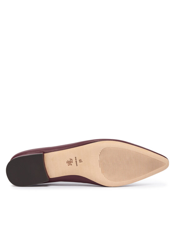 LAUREN RALPH LAUREN Balerini LAUREN RALPH LAUREN Audri 802P18411006 Vișiniu