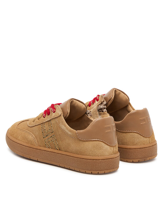 Elisabetta Franchi Sneakersy Elisabetta Franchi F1A9-E0655-0071 Beżowy ciemny