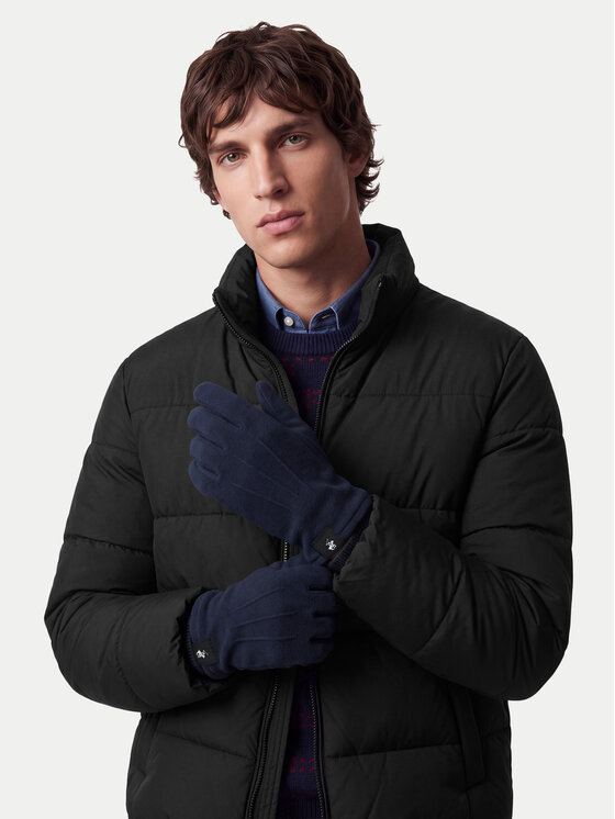 Beverly Hills Polo Club Ръкавици Beverly Hills Polo Club CWBEO-BHPC-M6-011-AW26 Тъмносин