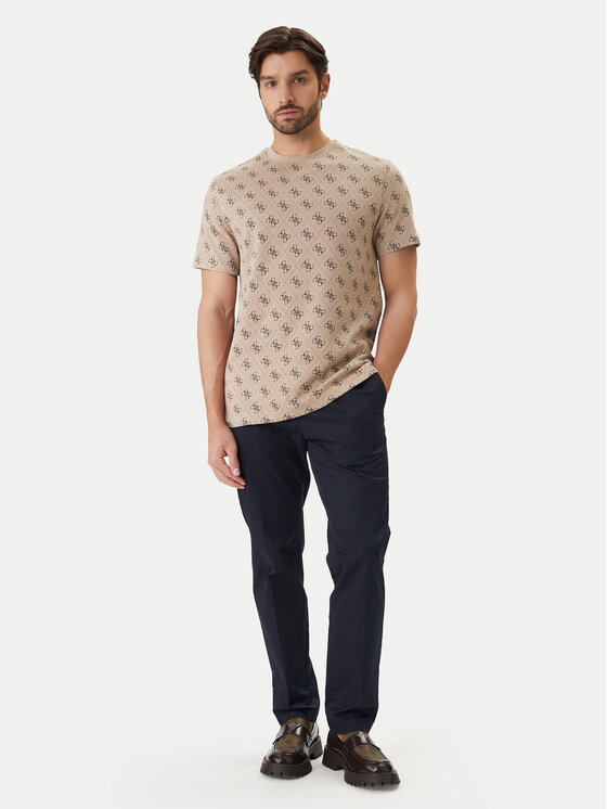Guess Guess Camiseta M6GP34 K3200 Beis Relaxed Fit