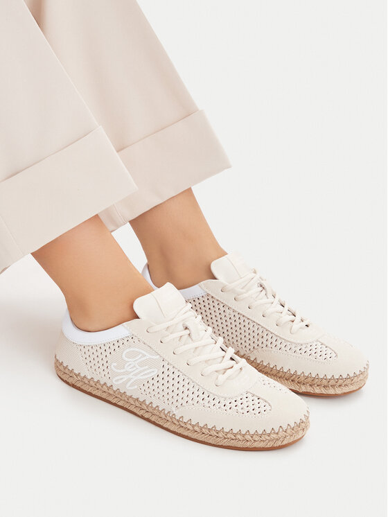 Tommy Hilfiger Espadrilles Tommy Hilfiger Th Heritage Rope Sneaker FW0FW09406 Bézs