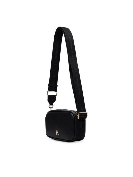 Tommy Hilfiger Borsetta Tommy Hilfiger Th Logotape Camera Bag AW0AW18741 Nero