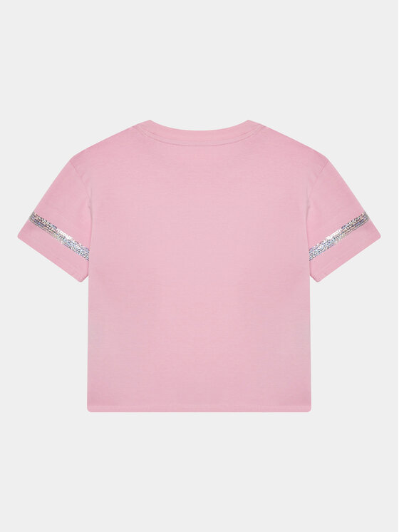 Guess Guess Marškinėliai J4RI08 K6YW4 Rožinė Regular Fit