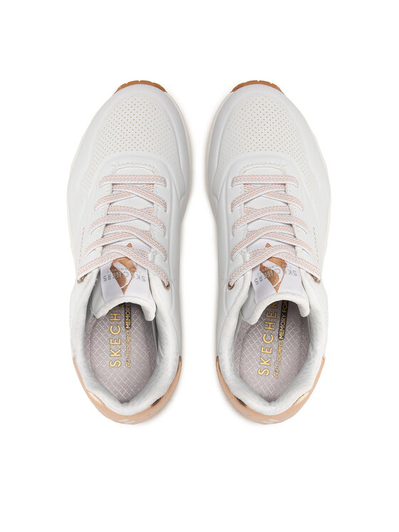 Skechers Снікерcи Skechers Uno Shimmer Away 155196/WHT Білий