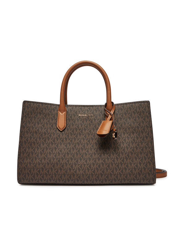 Geantă MICHAEL Michael Kors Scarlett Medium Signature Logo Satchel