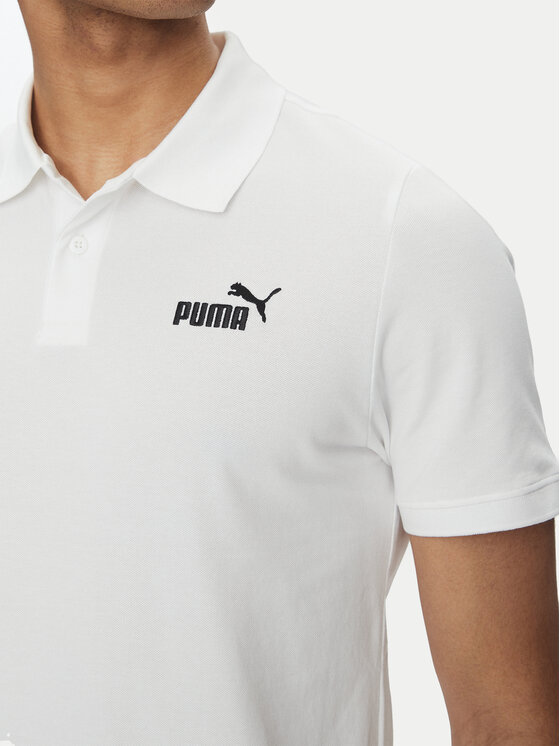 Puma Puma Polo majica Essentials 682552 Bela Regular Fit