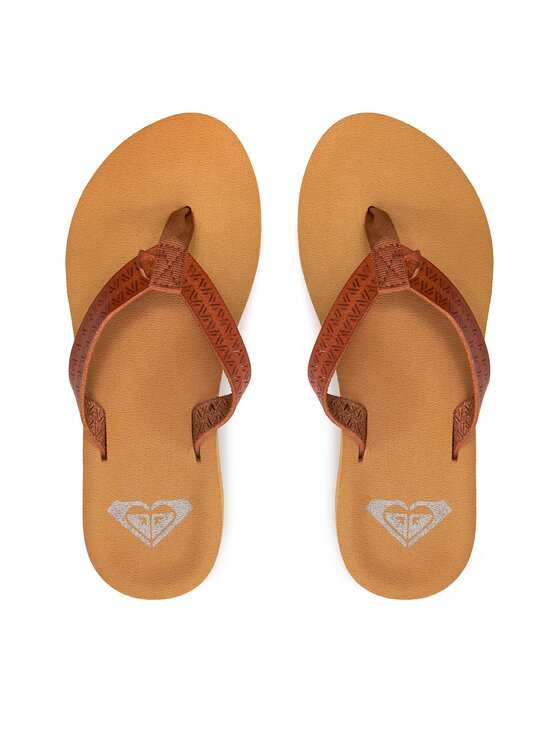 Roxy Žabky Roxy ARJL101146 Hnědá