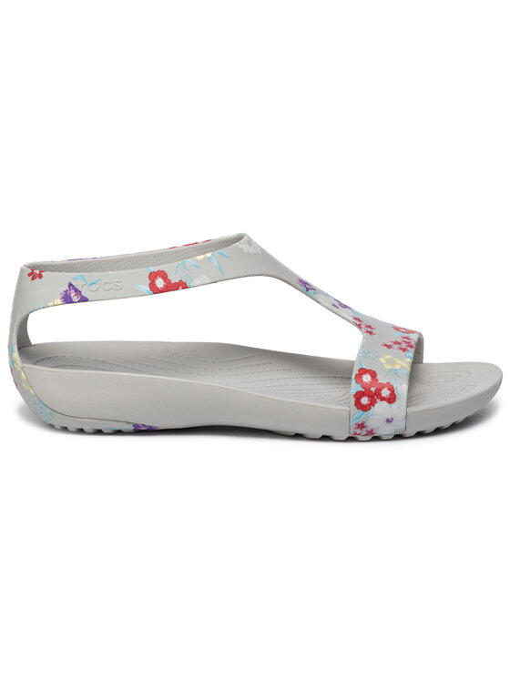 Crocs Sandali Crocs Serena Graphic Sandal W 205933 Siva