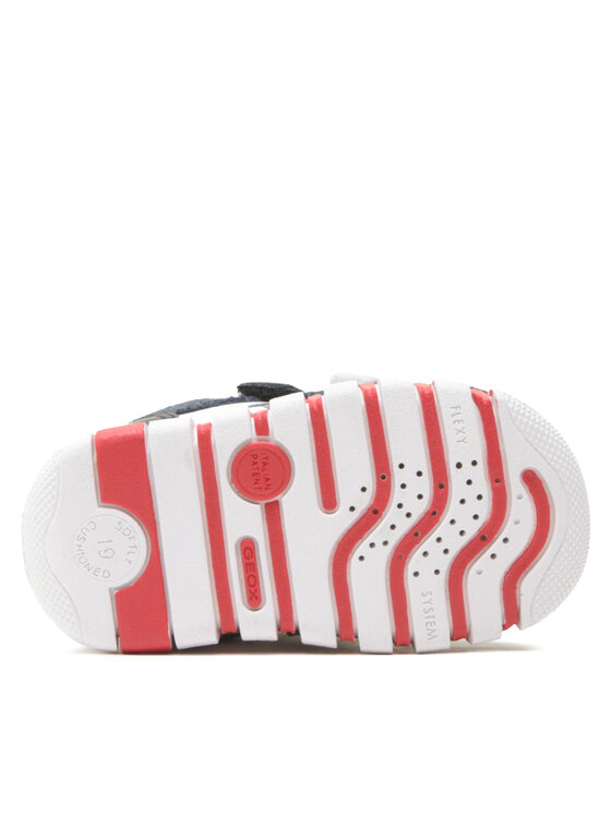 Geox Sneakersy Geox B Iupidoo Boy B3555D 02214 C0735 Tmavomodrá