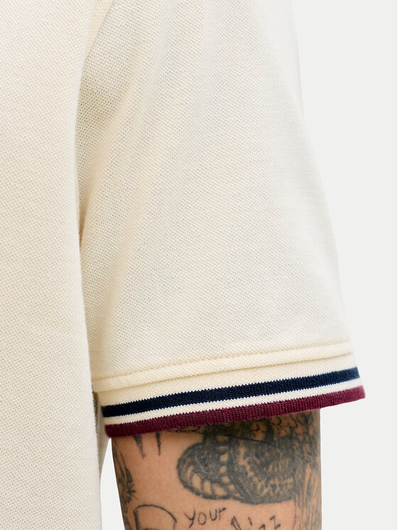 Jack & Jones Jack & Jones Polo Paulos 12136668 Crema Regular Fit
