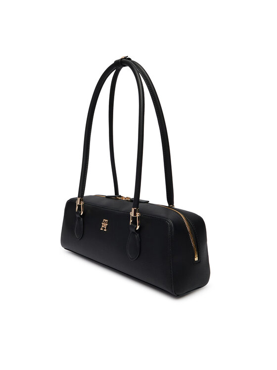 Tommy Hilfiger Τσάντα Tommy Hilfiger Th Grace Shoulder Bag AW0AW18748 Μαύρο