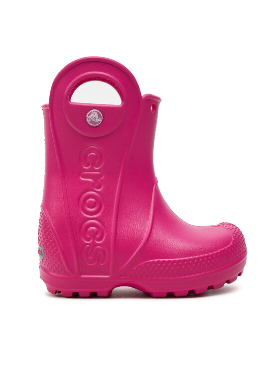 Crocs Γαλότσες Crocs Handle It Rain Boot Kids 12803 Ροζ