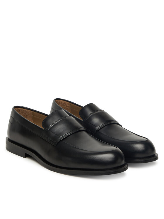 Calvin Klein Lordsy Calvin Klein Ess Rubber Band Loafer Lth HM0HM01923 Čierna