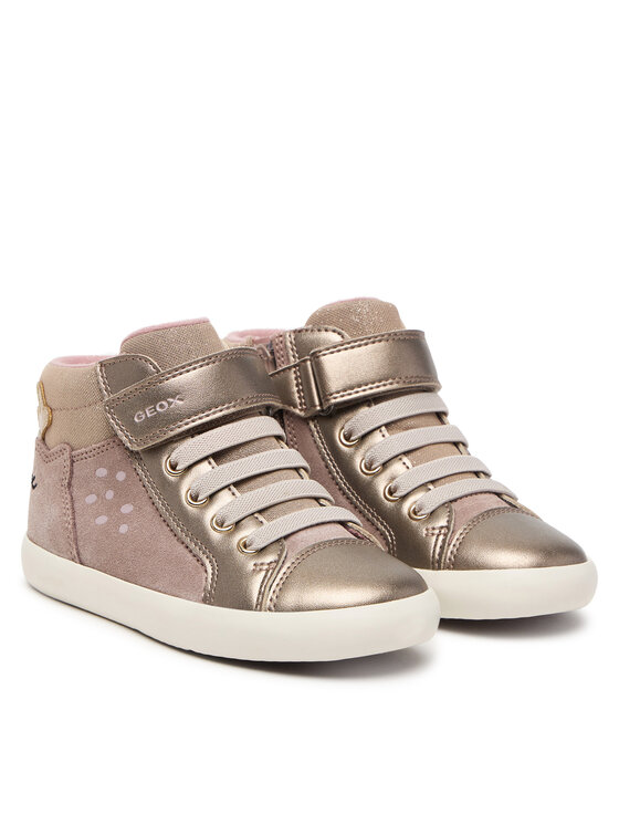 Geox Sneakers Geox B Gisli Girl B661MA 022NF C5005 S Bej închis