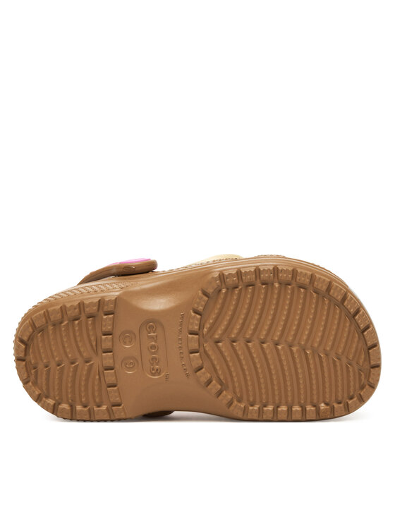Crocs Шльопанці Crocs Toddler Classic IAM Horse Clog 211371 Коричневий