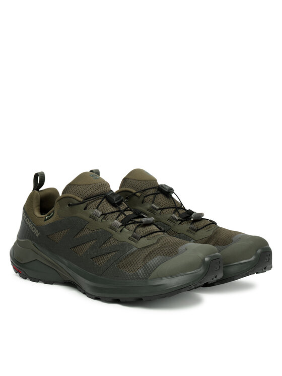 Salomon Παπούτσια πεζοπορίας Salomon X-Adventure Gtx GORE-TEX L45457800 Χακί