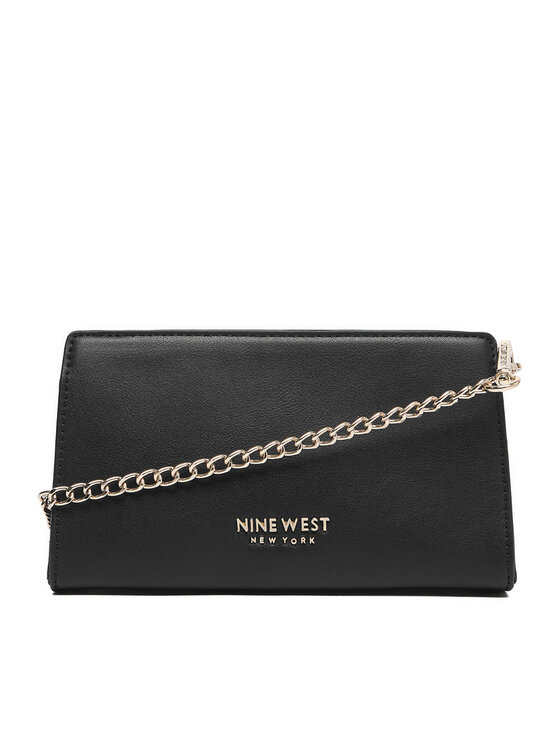Nine West Ročna torba Nine West CEO-GOLDEN MUSE-LA374-6033 Črna