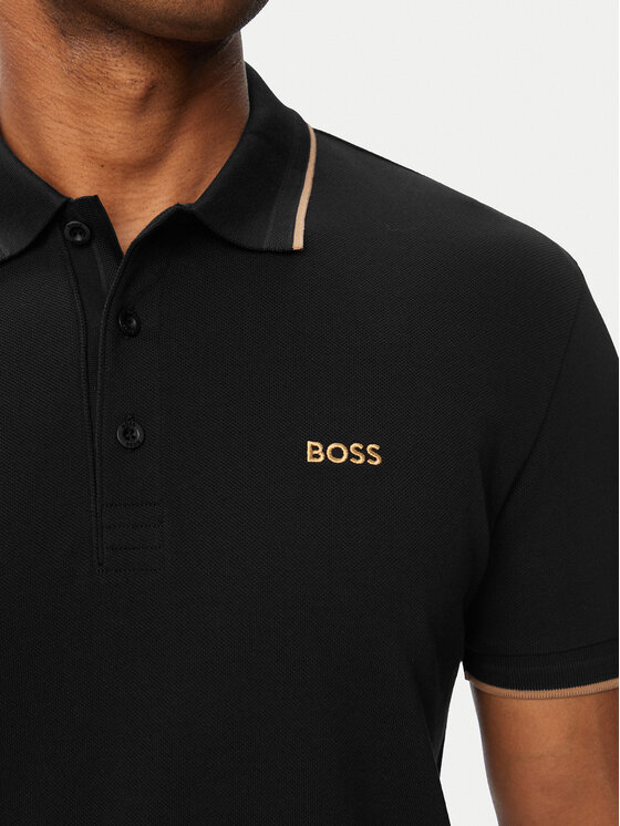 BOSS BOSS Pólóing Paddy 50469055 Fekete Regular Fit