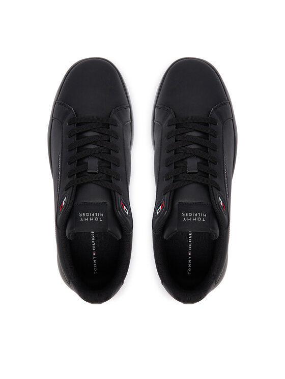 Tommy Hilfiger Sportcipők Tommy Hilfiger Light Chunky Leather Sneaker FM0FM06000 Fekete