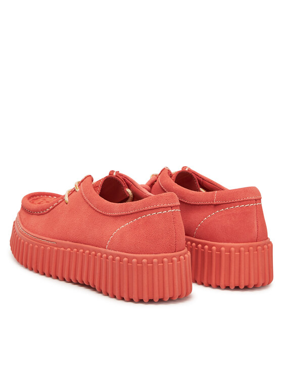 Clarks Poltopánky Clarks Torhill Bee 26181187 Koralová