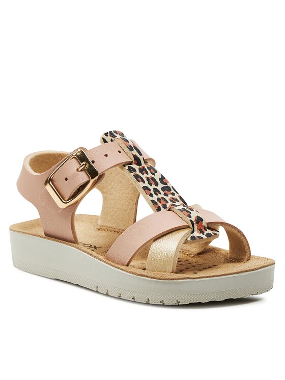 Geox Basutės Geox J Sandal Costarei Gi J45EAG 05404 C8J2U M Rožinė