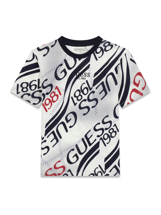 Guess Guess Camiseta L6RI04 K8HM4 Blanco Oversize
