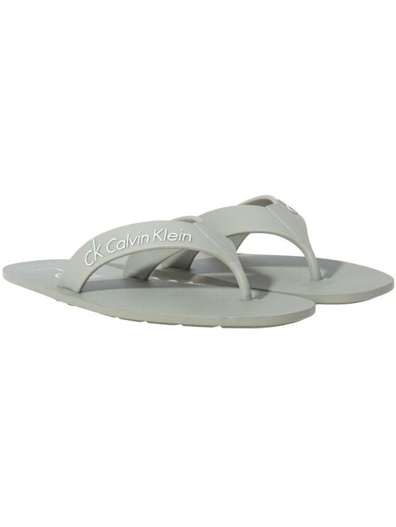Calvin Klein Jeans Žabky Calvin Klein Jeans Ian Tr Strap + Logo O10334 Šedá