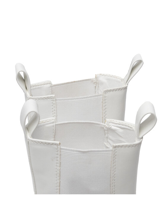 DeeZee Kotníková obuv s elastickým prvkem DeeZee ZAL90152-1 Bílá