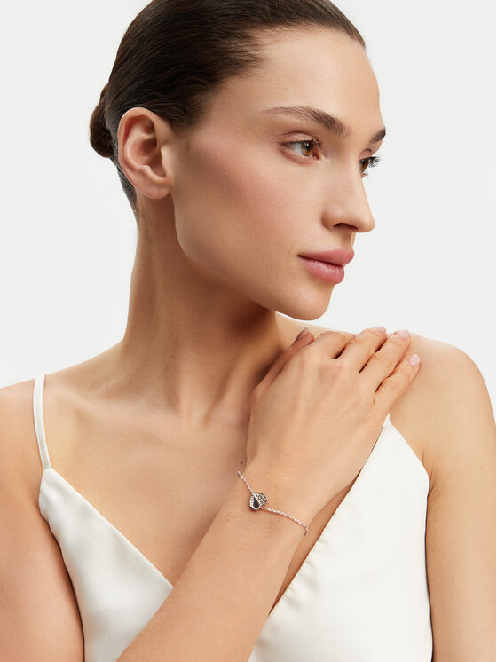 Guess Βραχιόλι Guess Lovely Guess JUBB03 036JW Ασημένια επίστρωση από ρόδιο