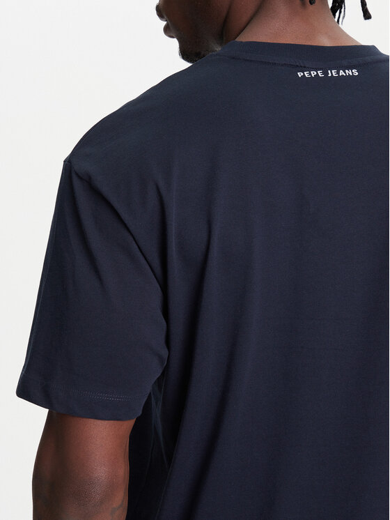 Pepe Jeans Pepe Jeans Marškinėliai Red Bull Racing History RM500020 Tamsiai mėlyna Regular Fit