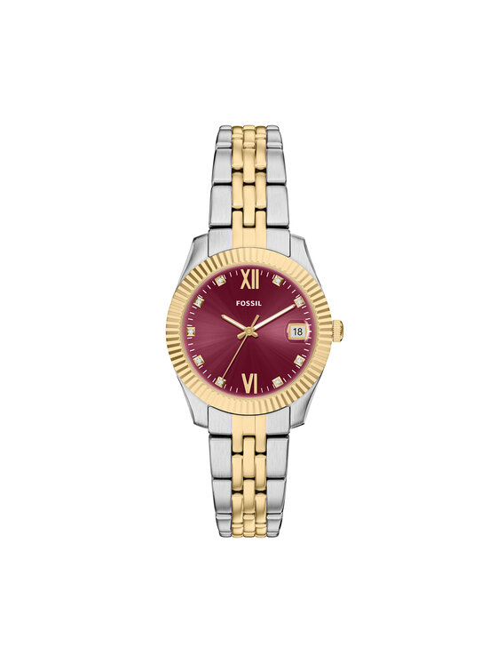 Fossil Годинник Fossil Scarlette ES5461 Золотий