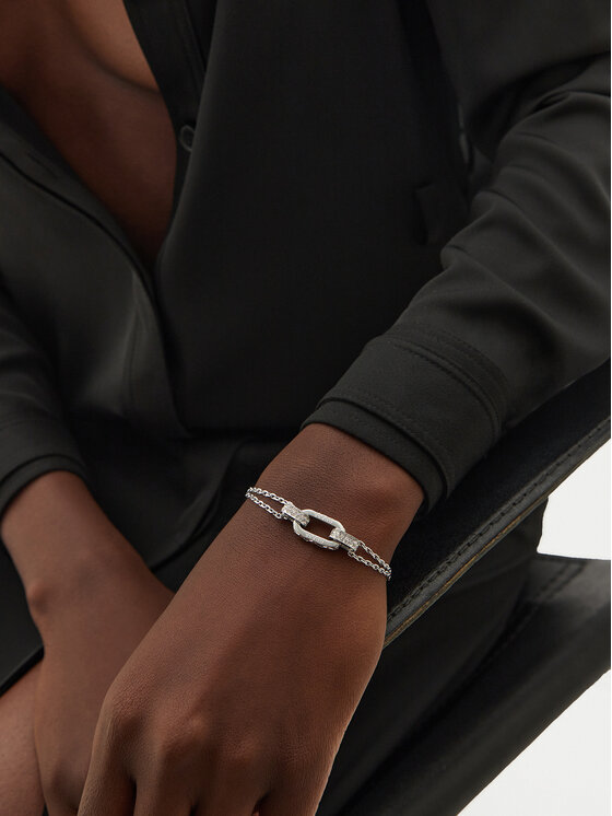 Guess Гривна Guess JUBB04 581JW Сребрист