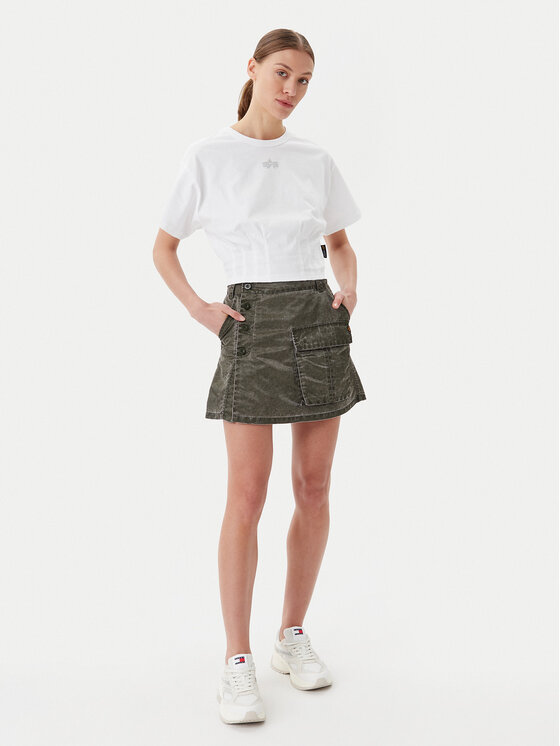 Alpha Industries Alpha Industries Футболка Waisted 148070 Білий Regular Fit
