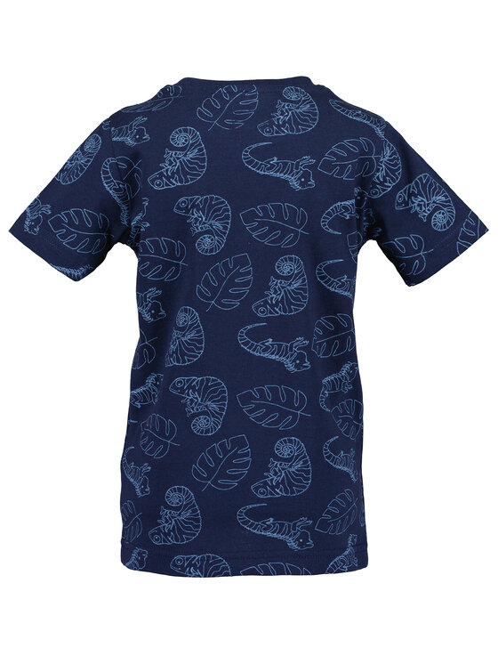 Blue Seven Blue Seven Marškinėliai 802276 X Tamsiai mėlyna Regular Fit