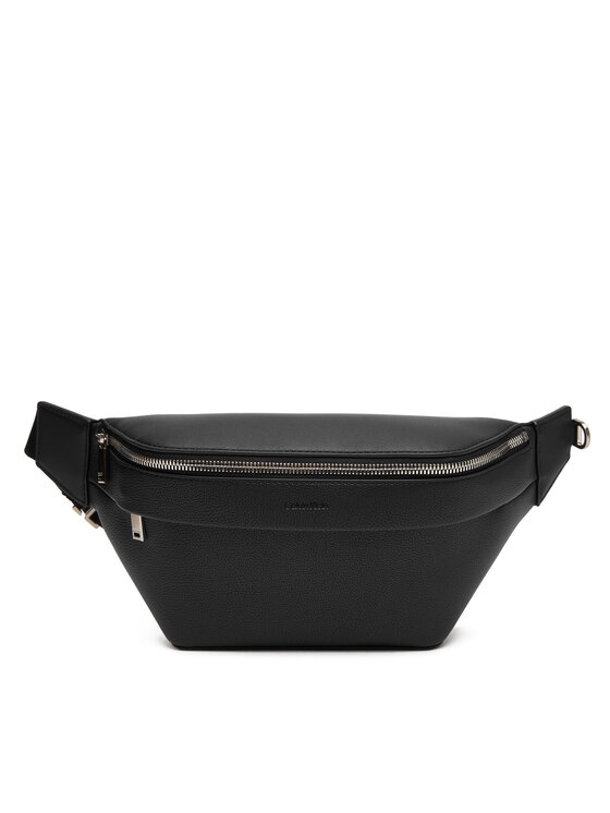 Calvin Klein Чанта за кръст﻿ Calvin Klein Micro Pebble Waistbag 38 LV04D3002G Черен