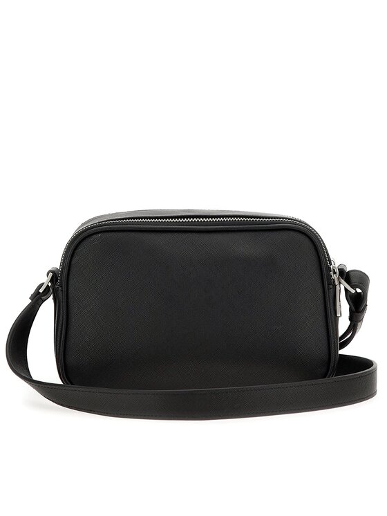 Guess Válltáska Guess Certosa Saffiano Smart Mini Bags HMECSA P3329 Fekete