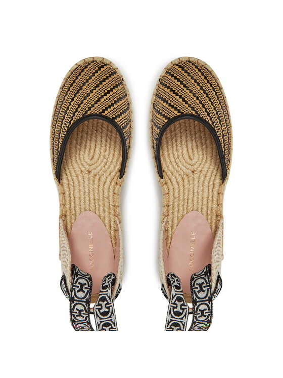 Coccinelle Espadryle Coccinelle E4 SRK 22 02 01 Beżowy