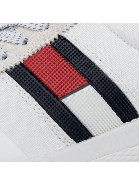 Tommy Jeans Sneakersy Tommy Jeans Technical Pin Logo Sneaker EN0EN00652 Biały