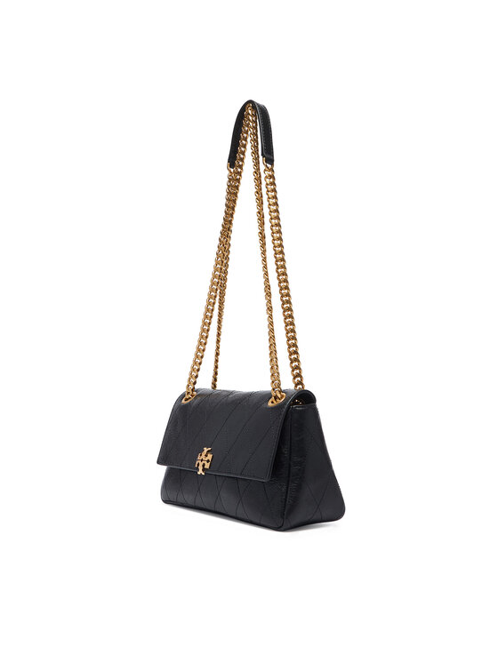 Tory Burch Сумка Tory Burch Charlie Quilted Small Shoulder Bag 185829 Чорний
