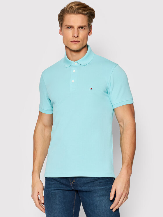 Tommy Hilfiger Tommy Hilfiger Polo 1985 MW0MW17771 Plava Slim Fit