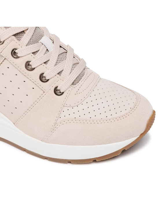 Geox Sneakersy Geox D Zosma A D158LA 022CL C5000 Béžová